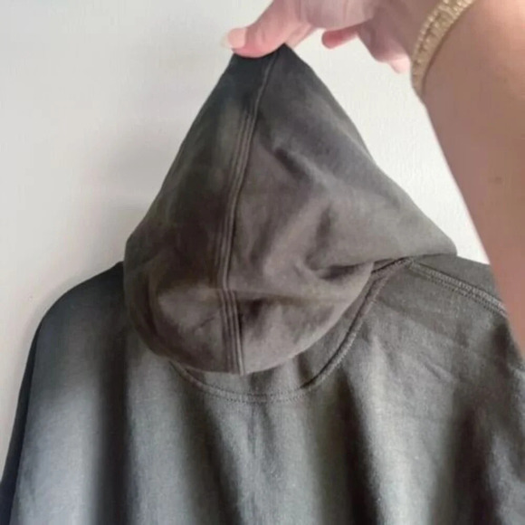 Champion Mens Gray Hoodie 2XL Powerblend Logo Army Camouflage Fleece - Picture 9 of 10